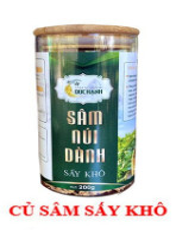 LỌ CỦ SÂM SẤY KHÔ  (200g)
