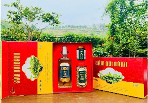 SÉT QUÀ RƯỢU - HOA - SÂM HÒA TAN (3 SP)