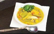 Chuối đậu om (banana braised tofu)