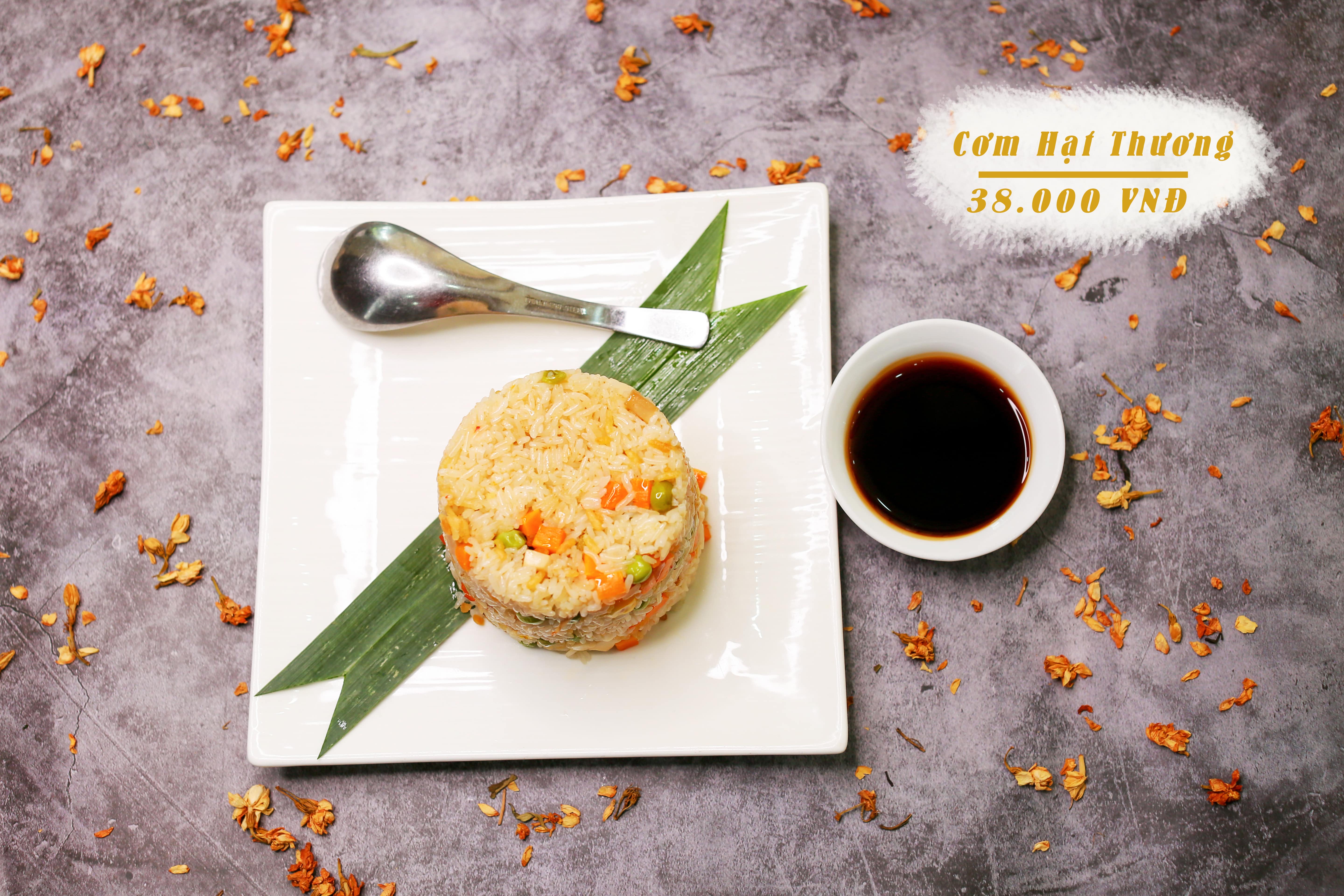 Cơm hạt thương (Mixed rice with vegetables)