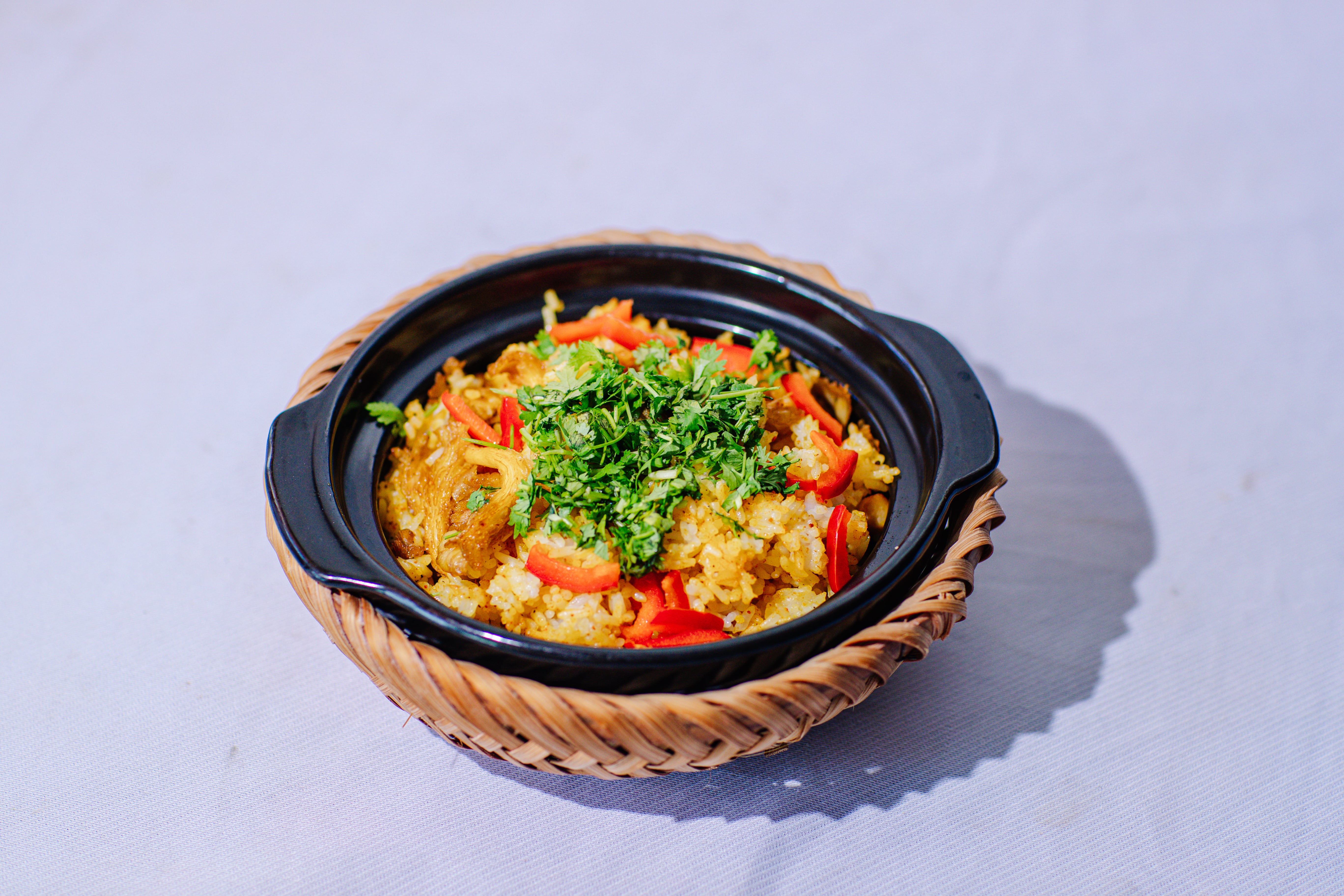 Cơm rang cà ri (Curry fried rice)