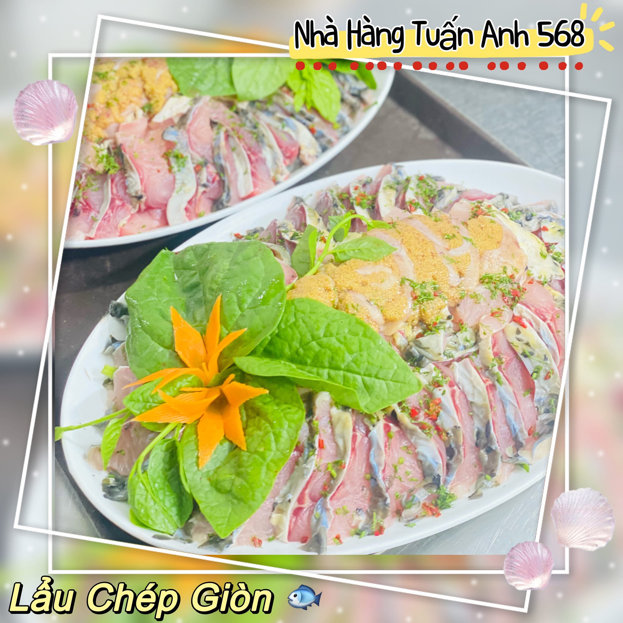 Lẩu cá chép giòn