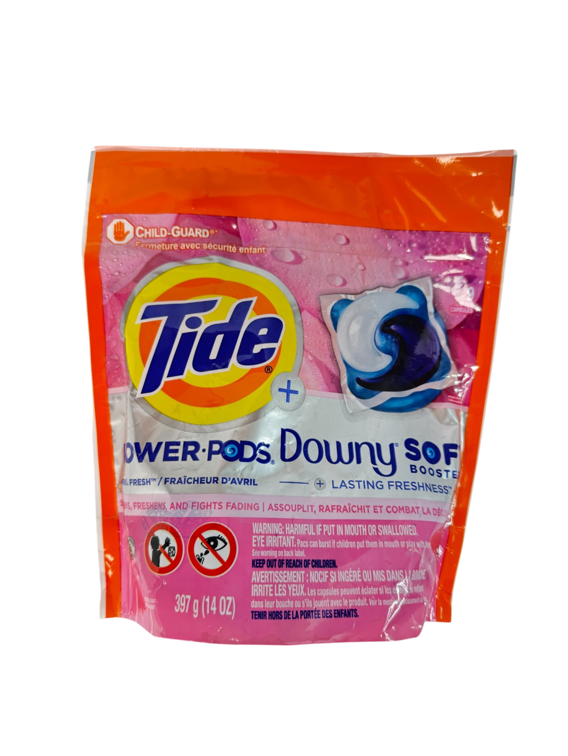 Tide Power PODS + Downy Soft - Viên giặt tăng cường mềm vải