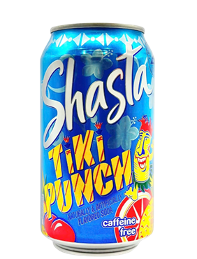 Nước ngọt có gas Shasta vị hoa quả nhiệt đới